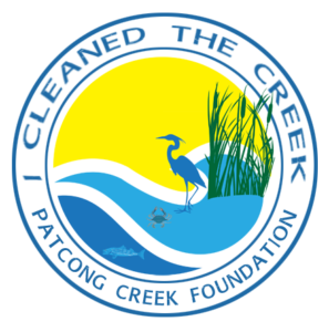 Patcong Creek Foundation's "I Cleaned the Creek" decal